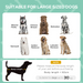 Elevated Dog Bed with Canopy – Cooling Raised Cot for Outdoor Comfort & UV Protection - Samanta Factory