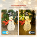 LED Snowman Decoration – 90cm Light-Up Outdoor Christmas Figure - Samanta Factory