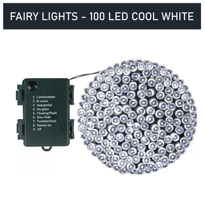 Battery Operated Fairy Lights with Timer Christmas Tree Indooroutdoor Xmas Decor