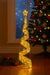 Christmas Cone Tree Decoration LED Light up Ornament Warm White Home Decor 80Cm