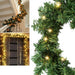 16Ft Christmas Garland with Lights Pre Lit for Door Wreath Stair Fireplace Tree