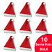 10 Pack Xmas Hats Christmas Hats Adult Party Fancy Dress Santa Decorations Bulk