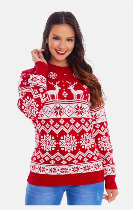 Mens Womens Family Christmas Jumper Unisex Ladies Xmas Knit Sweater Novelty