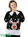 Unisex Women Rudolph Reindeer on Wall Jumper Ladies Christmas Party Warm Wear
