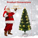 Optical Fiber Christmas Tree Pre-Lit Artificial Xmas Tree
