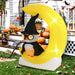 Outdoor Inflatable Halloween Decoration with LED Lights and Stakes