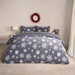 Teddy Fleece Duvet Set – Ultra Soft Winter Snowflake Bedding - Samanta Factory
