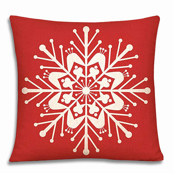 Christmas Pillow Case Cushion Cover Xmas Santa Claus Tree Snow Home Decor 45*45