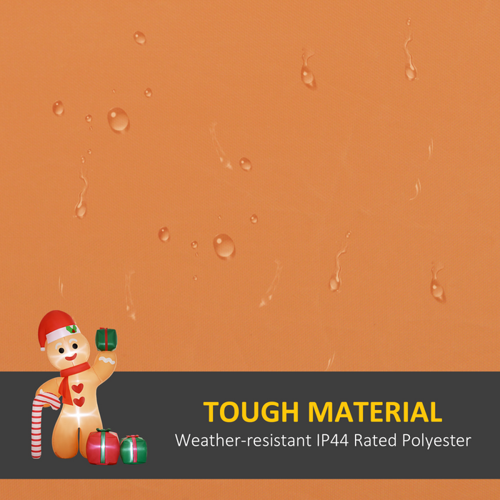 Inflatable Gingerbread Man – Light-Up Outdoor Christmas Display - Samanta Factory