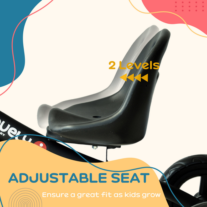 Toddler Tricycle Ride-On – 3-Wheel Metal Frame with Adjustable Seat & Splash Guard