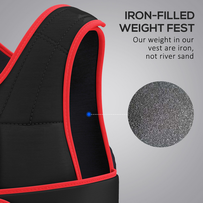 Adjustable Weighted Vest 20kg – Full-Body Fitness for Running, Gym & Weight Trainin - Samanta Factory