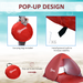 Pop-Up Beach Tent – 2-3 Person Sun Shelter with Ventilation & Carry Bag - Samanta Factory