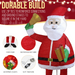 Lighted Christmas Snowman Decoration – 1.8m Pre-Lit Holiday Display - Samanta Factory