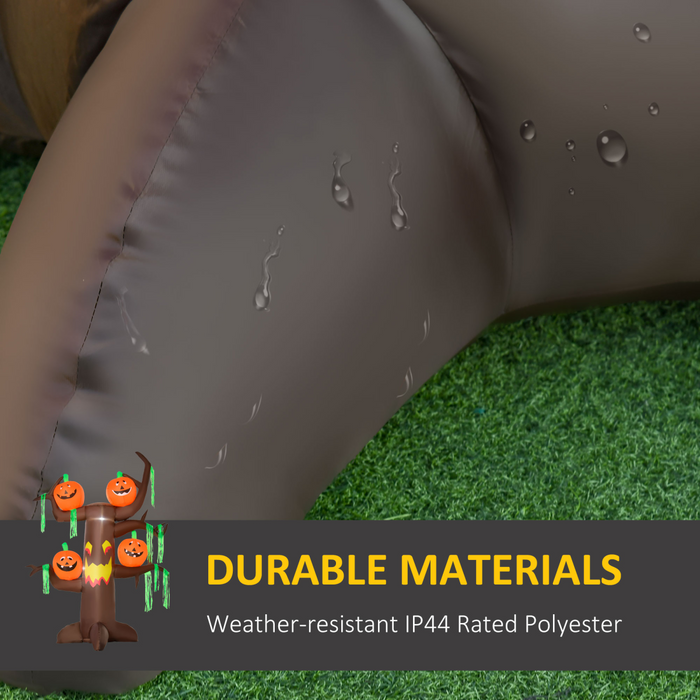 Halloween Inflatable Ghost Tree – 2.4m with Pumpkins & 6 LED Light - Samanta Factory