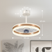 Modern LED Ceiling Fan with Light – 6-Speed Reversible Motor & Remote Control - Samanta Factory