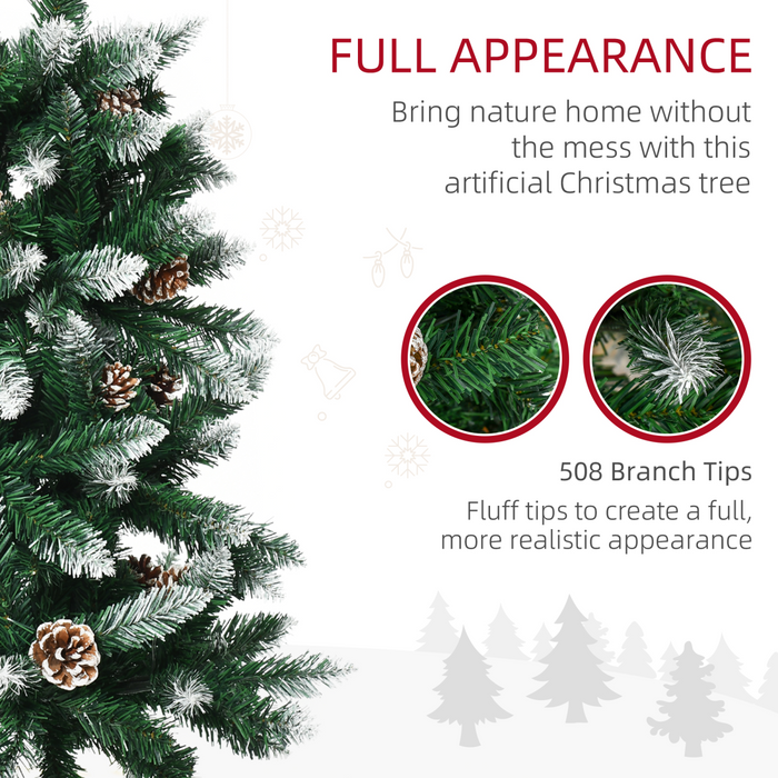 Artificial Christmas Tree – Snowy Pine Cone Design - Samanta Factory