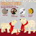 Outdoor Decoration – Lighted Polar Bear Family Set (3 Pcs) - Samanta Factory