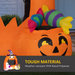Inflatable Halloween Pumpkin Archway – 150cm with Cute Ghost & LED Lights - Samanta Factory