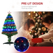 Artificial Tree – 3ft Prelit Multi-Colour Fiber Optic LED - Samanta Factory