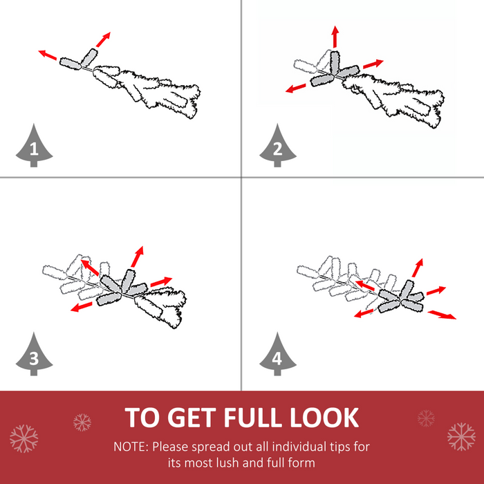 Pre-Lit Christmas Wreath – 60cm LED Holly & Pine Cone Design - Samanta Factory