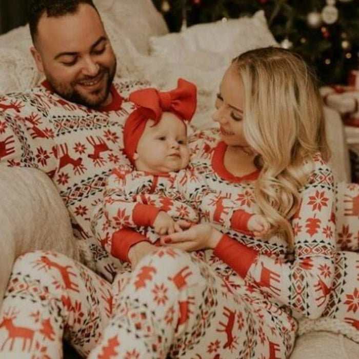 2025 Christmas Pyjamas Family Matching Adult Kids Xmas Nightwear Pajamas Pjs Set