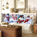 4 Pcs Christmas Cushion Cover Snowman Pillow Case Home Sofa Throw Decor Xmas 18"