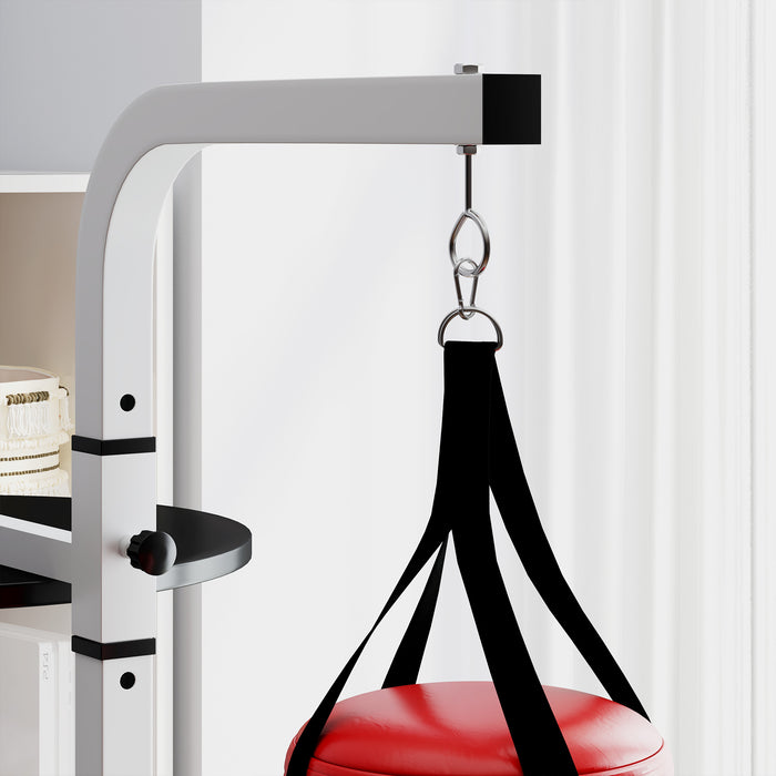 Freestanding Punching Bag & Sandbag Station – Adjustable Duo Training Stand with Pump - Samanta Factory