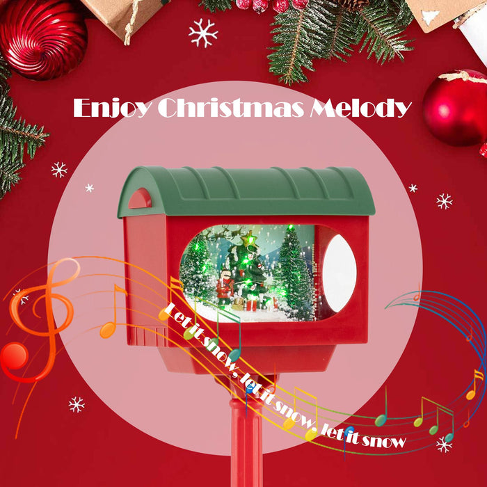 Christmas Sound-Activated 150 Cm Street Light with Colourful Lights