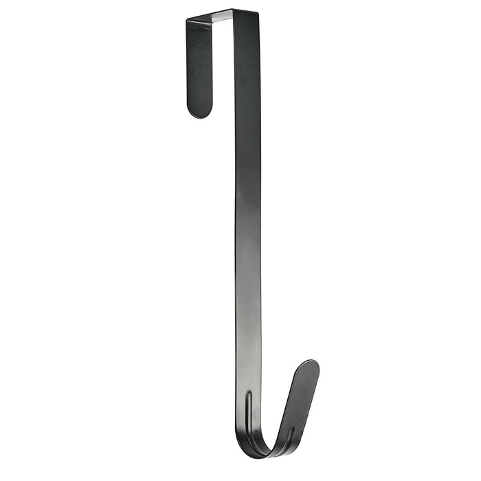 OVER DOOR HANGER WREATH CHRISTMAS HOOK XMAS DECORATION STRONG METAL HOLDER BLACK