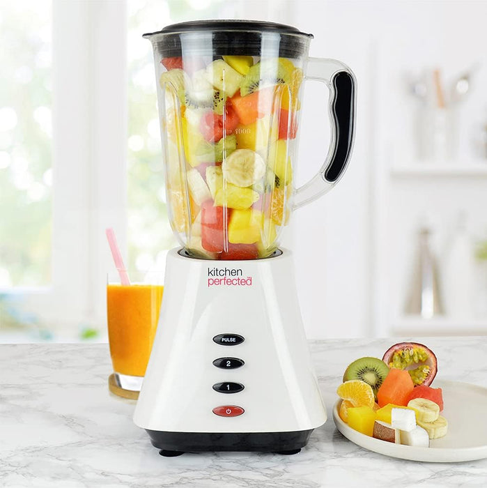 Electric Blender with Grinder – 2 Speed Settings & Stainless Steel Blades