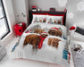 Xmas Duvet Quilt Cover Pillowcase Soft Reversible Printed Bedding Set All Size