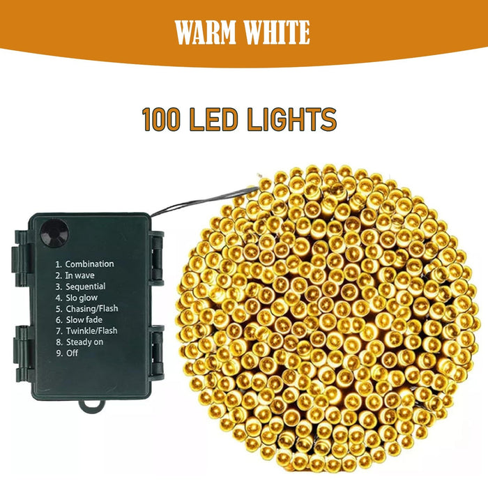 Battery Operated Fairy Lights with Timer Christmas Tree Indooroutdoor Xmas Decor