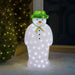 Neo Snowman Snow Dog LED Light up Acrylic Christmas Festive Decoration Outdoor