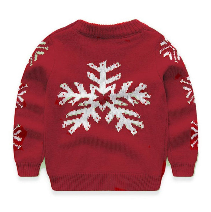 ELSA & ANNA UK Unisex Children Christmas Jumper Boys Girls Jumpers Sweater RED01