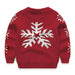 ELSA & ANNA UK Unisex Children Christmas Jumper Boys Girls Jumpers Sweater RED01