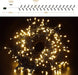 Christmas Lights 40M 300 LED Battery Fairy String Outdoor Timer 8 Modes W/White