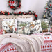 4-Pack Vintage Christmas Throw Pillow Covers Cushion Home Decor UK Stock