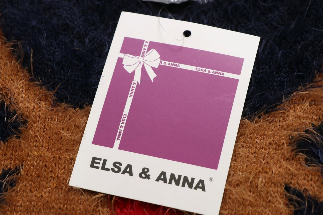 ELSA & ANNA UK Unisex Children Christmas Jumper Boys Girls Jumpers Sweater BLU12