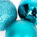 Christmas Baubles Hanging Decoration Shiny Glitter Balls Xmas Tree Ornament 50Mm