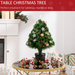 Tabletop Christmas Tree – 2ft Pre-Lit LED Artificial Decor - Samanta Factory