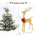 Christmas Reindeer Decoration – Light-Up Outdoor Festive Display - Samanta Factory