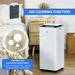 16L Smart Dehumidifier – 5 Modes, LED Display & Activated Carbon Air Filter - Samanta Factory