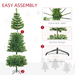 Artificial Christmas Tree – 7ft Pine Look with 968 Tips - Samanta Factory
