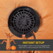 Inflatable Halloween Ghost Tree – 240cm with LED Lights, Bat & Pumpkin Design - Samanta Factory