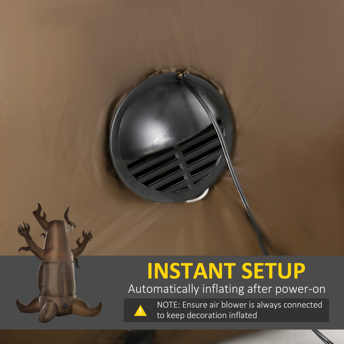 8FT Inflatable Halloween Ghost Tree – 2.4m LED Outdoor Decoration - Samanta Factory