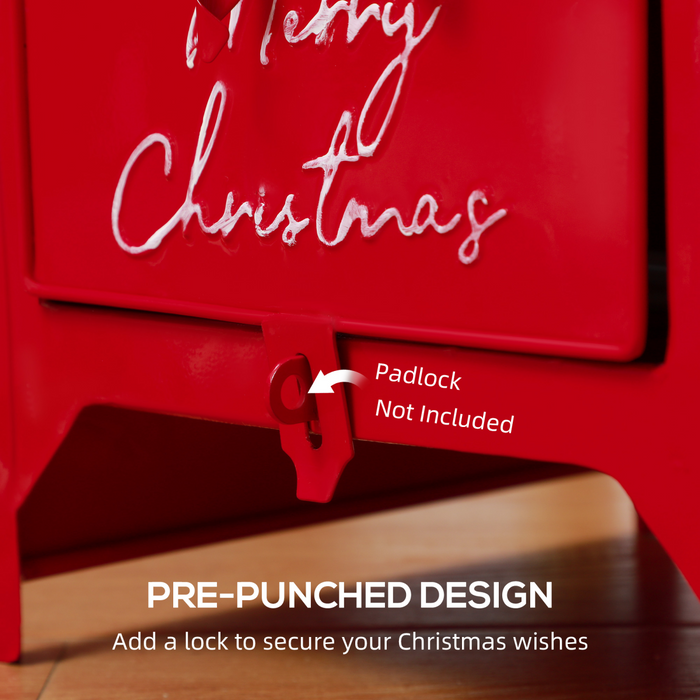 Christmas Letter Box – 3D Embossed Festive Design - Samanta Factory