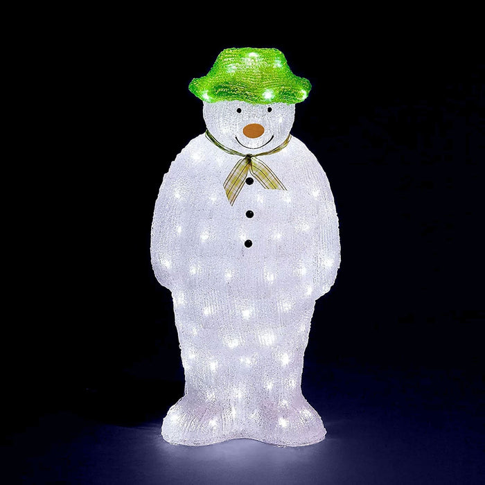 Neo Snowman Snow Dog LED Light up Acrylic Christmas Festive Decoration Outdoor