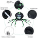 Inflatable Halloween Spide with LED Lights and Powerful Blower