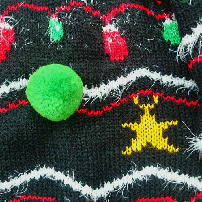 3D Christmas Jumper for Kids - Funny Unisex Xmas Sweater for Boys & Girls