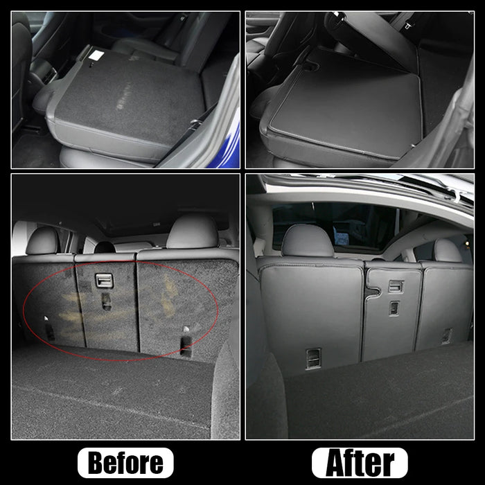 For Tesla Model 3 Y Trunk anti Kick Cushion Separate Design Rear Seat Back Protector Comfortable Protection Pad